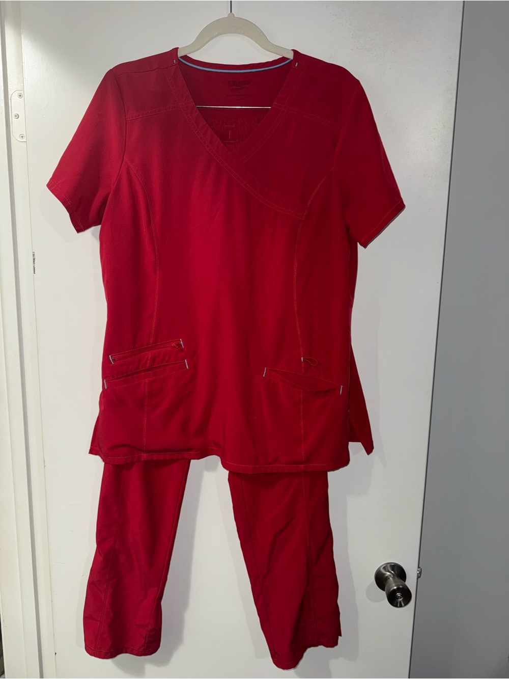 Scrubstar Red Women's Scrub Set